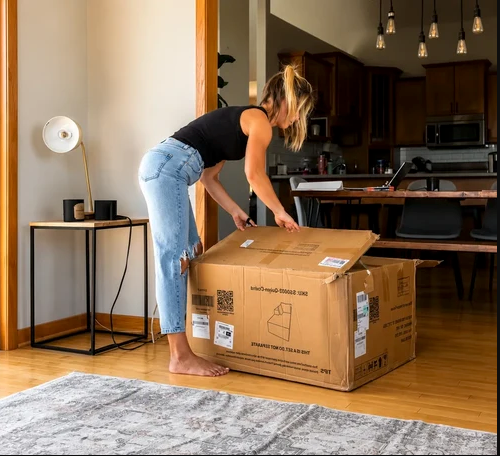 Recibe la caja